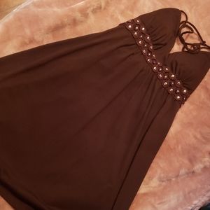 Cute brown sundress